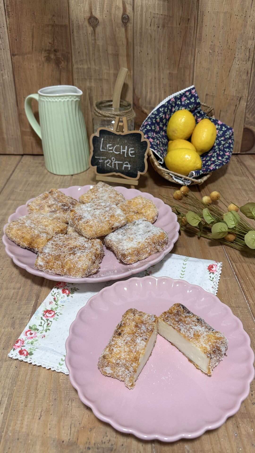Crujiente y cremosa leche frita
