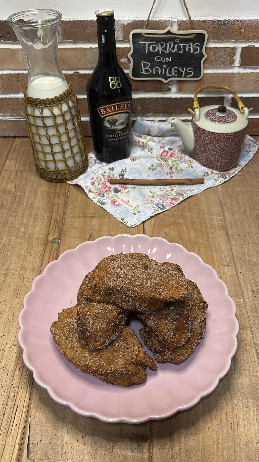 Nuestras torrijas de Baileys finalizadas