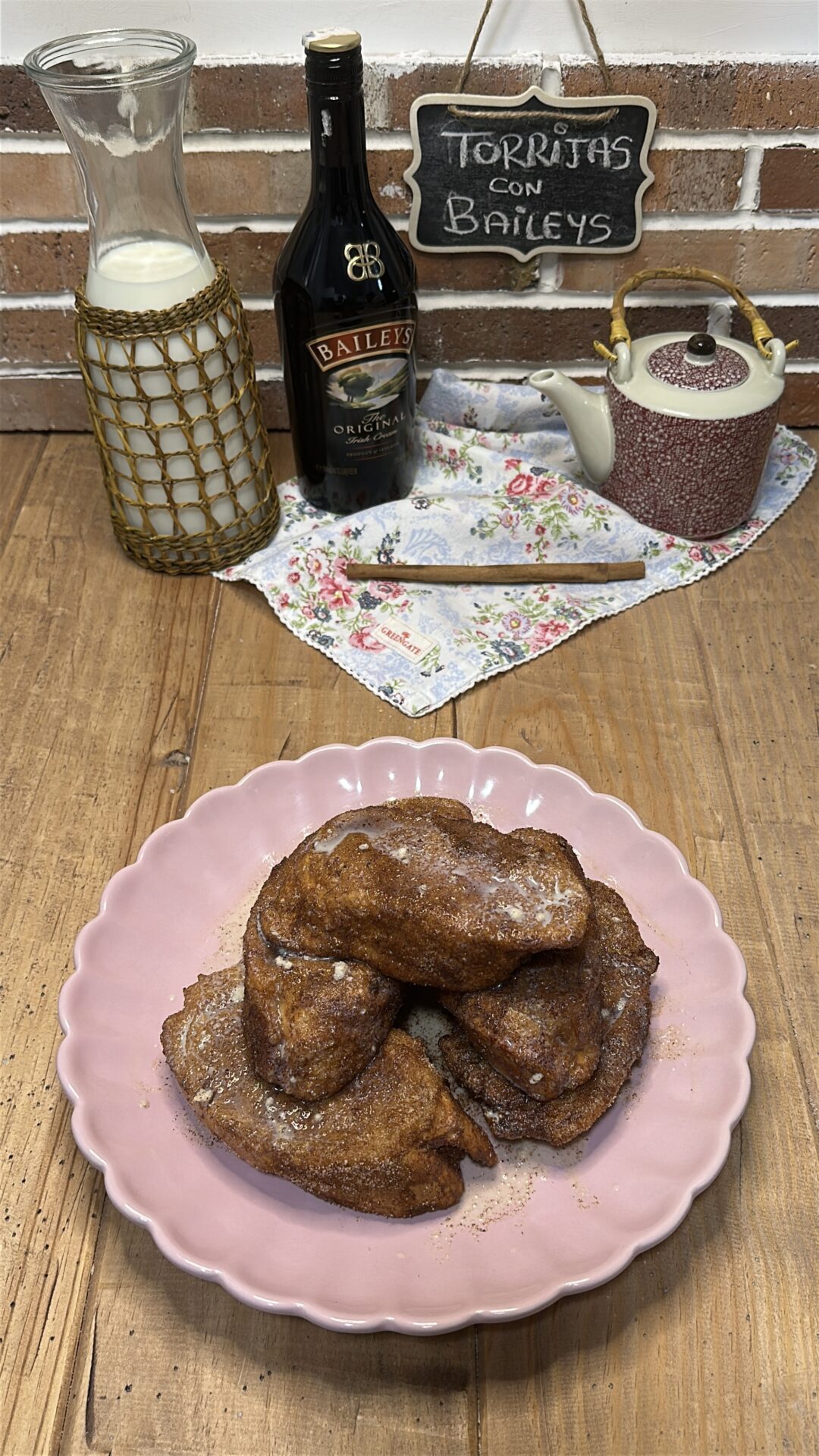 Nuestras torrijas de Baileys preparadas para devorar