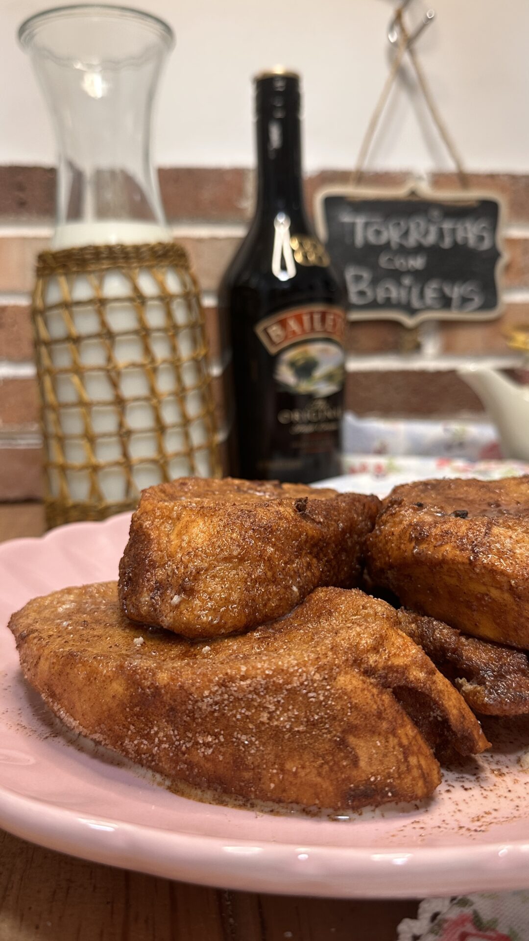 Jugosas y deliciosas torrijas de Baileys