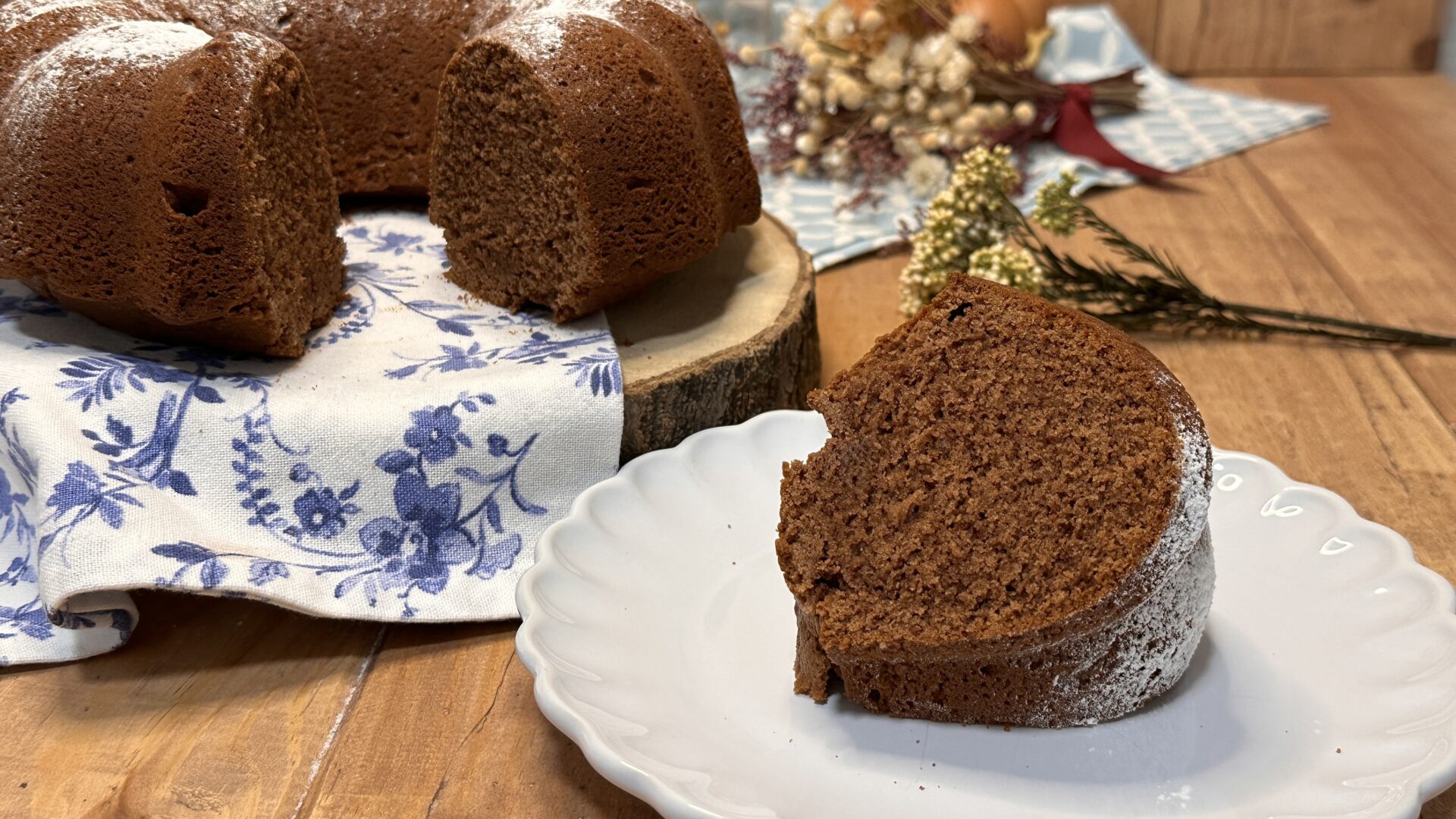 Una porción del bizcocho de chocolate y mascarpone de Toledo en Dulce