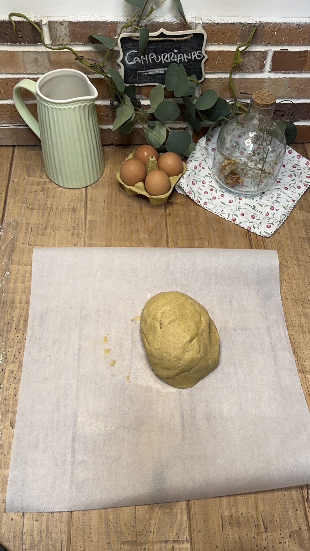 La masa de nuestras galletas campurrianas