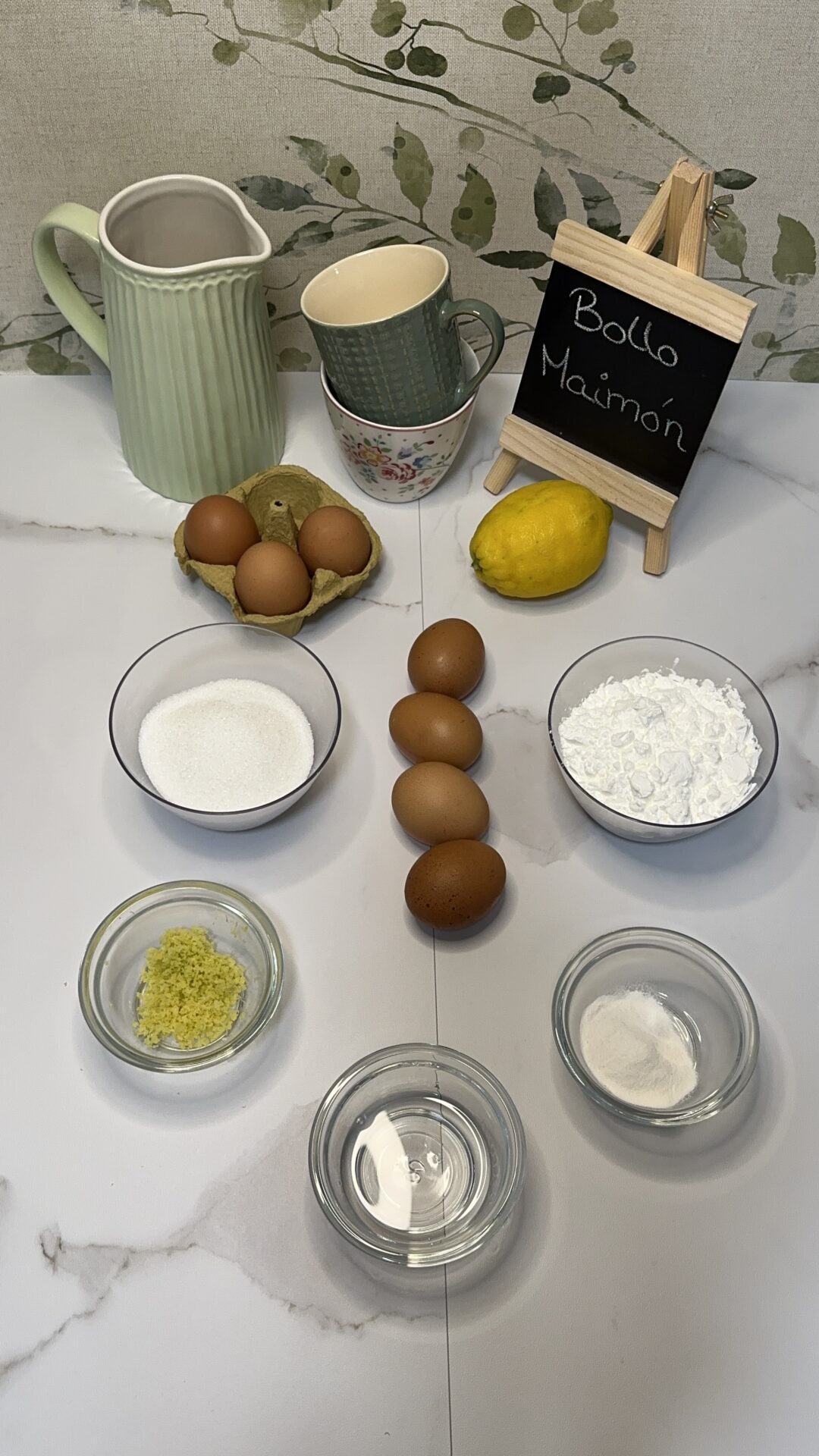 Ingredientes de nuestro bollo maimón
