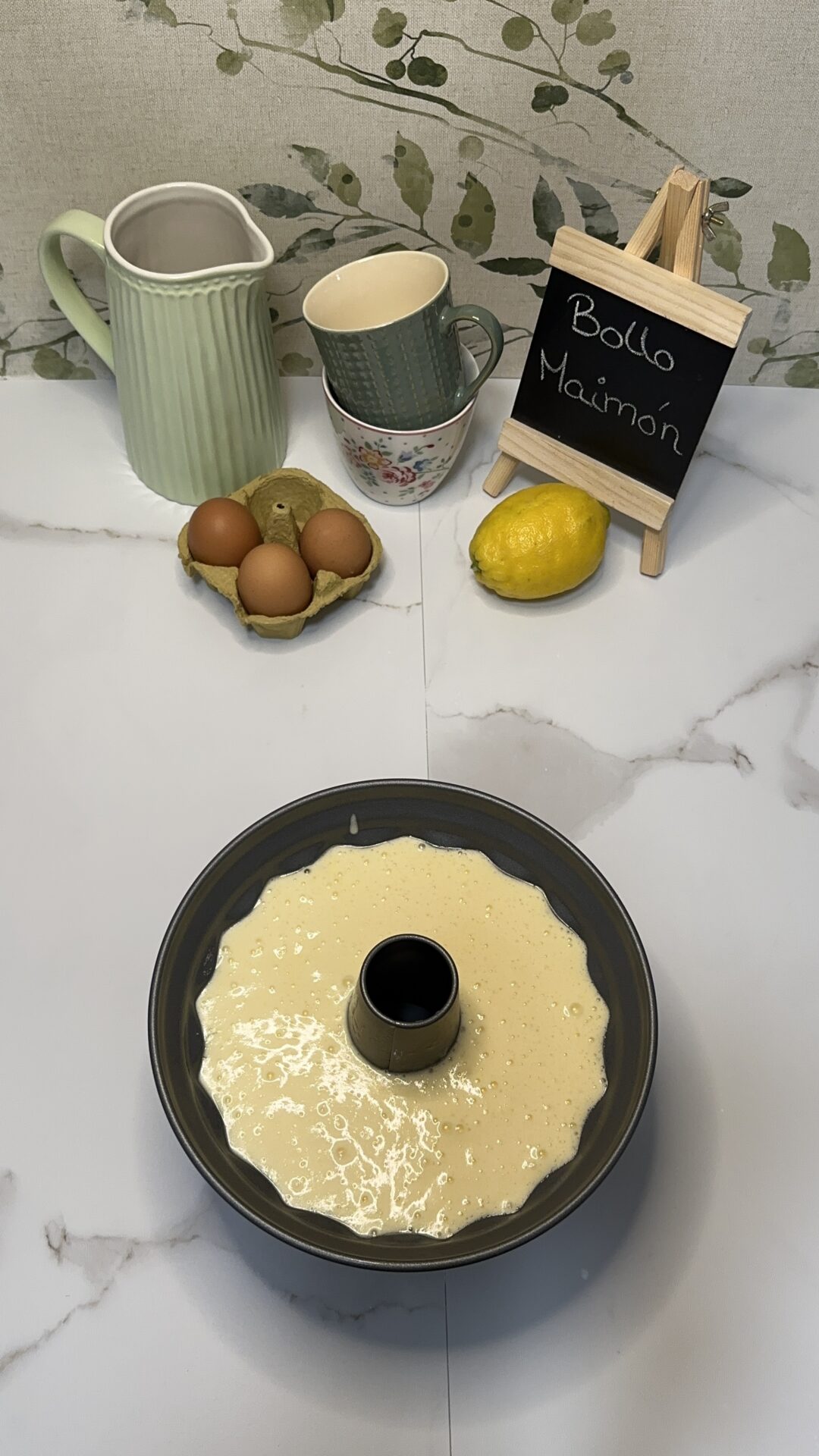 Nuestro bollo maimón preparado para hornear