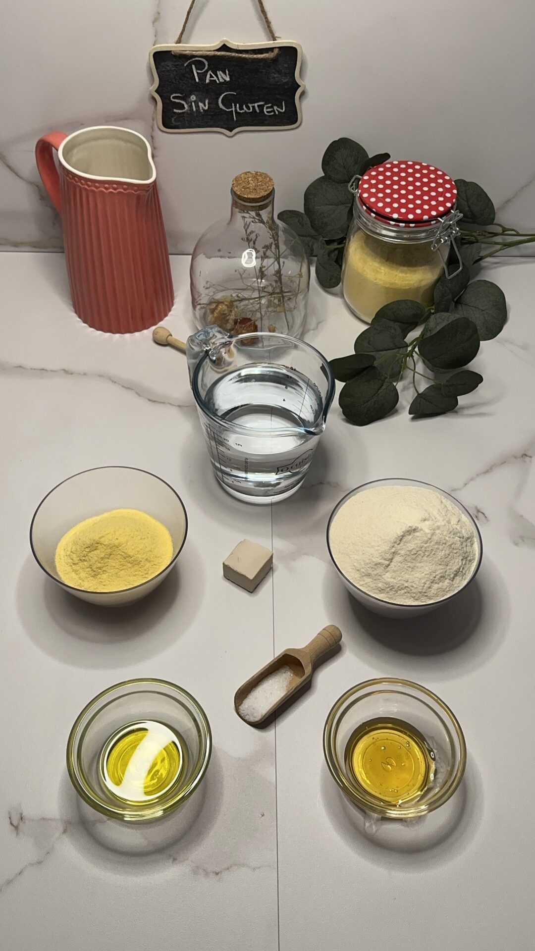 Ingredientes de nuestro pan sin gluten