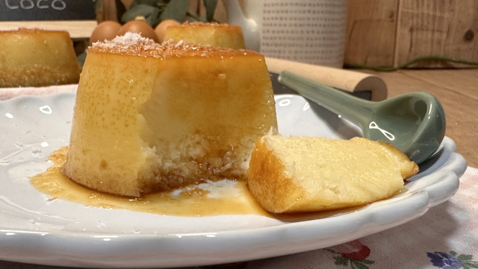 Nuestro facilísimo flan de coco, atrévete a prepararlo