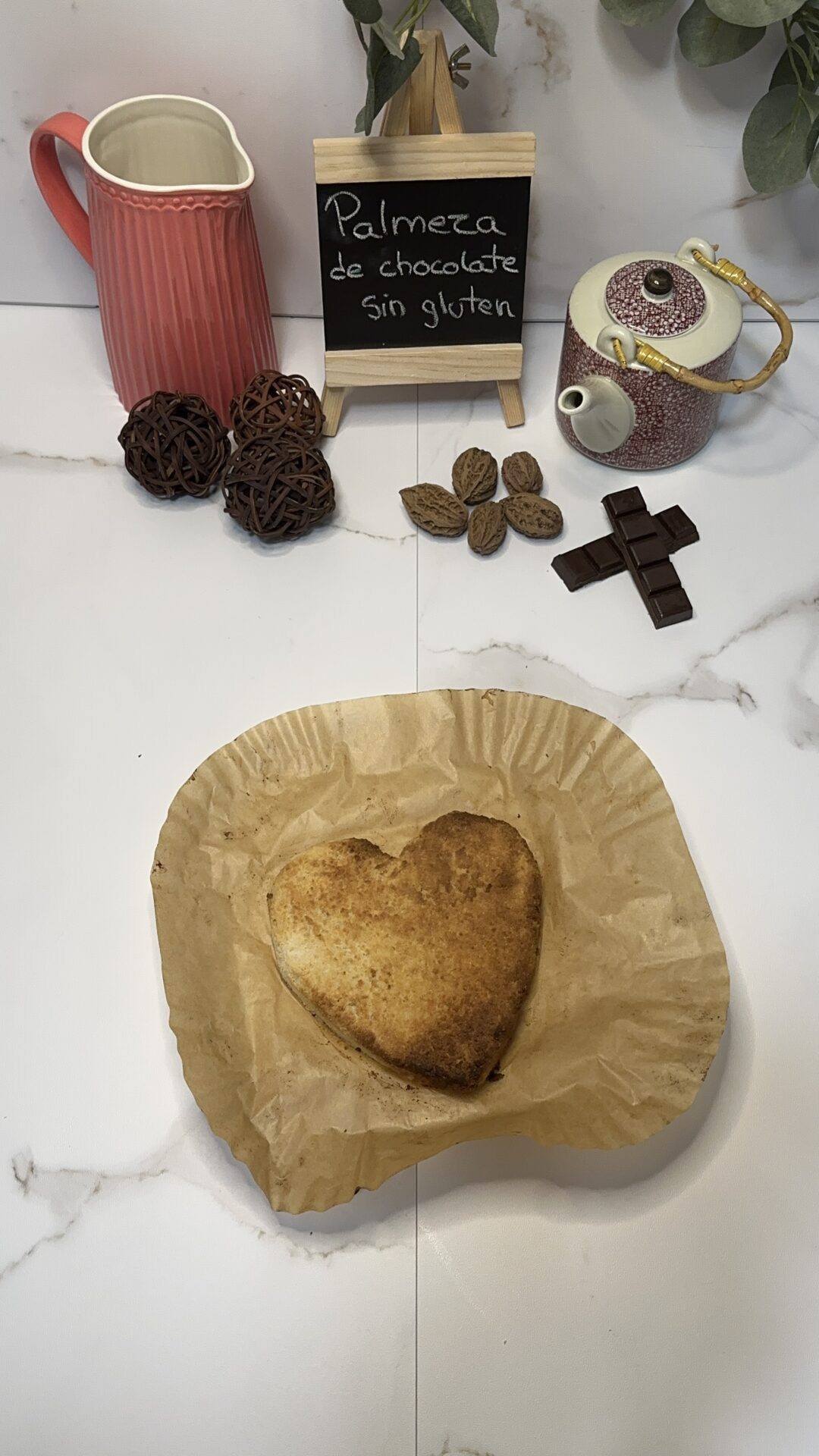 Palmera_10 La masa de nuestra palmera de chocolate fit recién salida de la airfryer